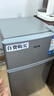 奥克斯小冰箱家用小型迷你冷藏冷冻两用出租房宿舍用节能省电寝室办公室电冰箱 【净化去味】126银色【高效保鲜 铜管速冷】22L 实拍图