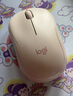 罗技（Logitech）M221轻音鼠标 无线鼠标 办公鼠标 对称鼠标 带无线微型接收器 茱萸粉 实拍图