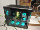 酷冷至尊（CoolerMaster）elite 神殿600 黑色 ATX海景房机箱  一体曲面玻璃 无立柱/支持360水冷/Type-c  实拍图
