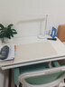 爱果乐大白桌学习桌儿童书桌电脑桌写字桌实木书桌升降桌学习桌子中学生 艺术家8【单桌】 1m抽屉款 实拍图