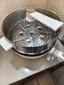 美的（Midea）电炒锅 电火锅 电蒸锅 电煮锅 家用多用途炒菜专用锅 4L一体电热锅不粘锅 HGE2811B 配蒸笼木铲 实拍图