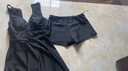 佑游泳衣女士连衣裙子夏遮肚显瘦保守游泳馆游泳装三件套15038黑色XL 实拍图