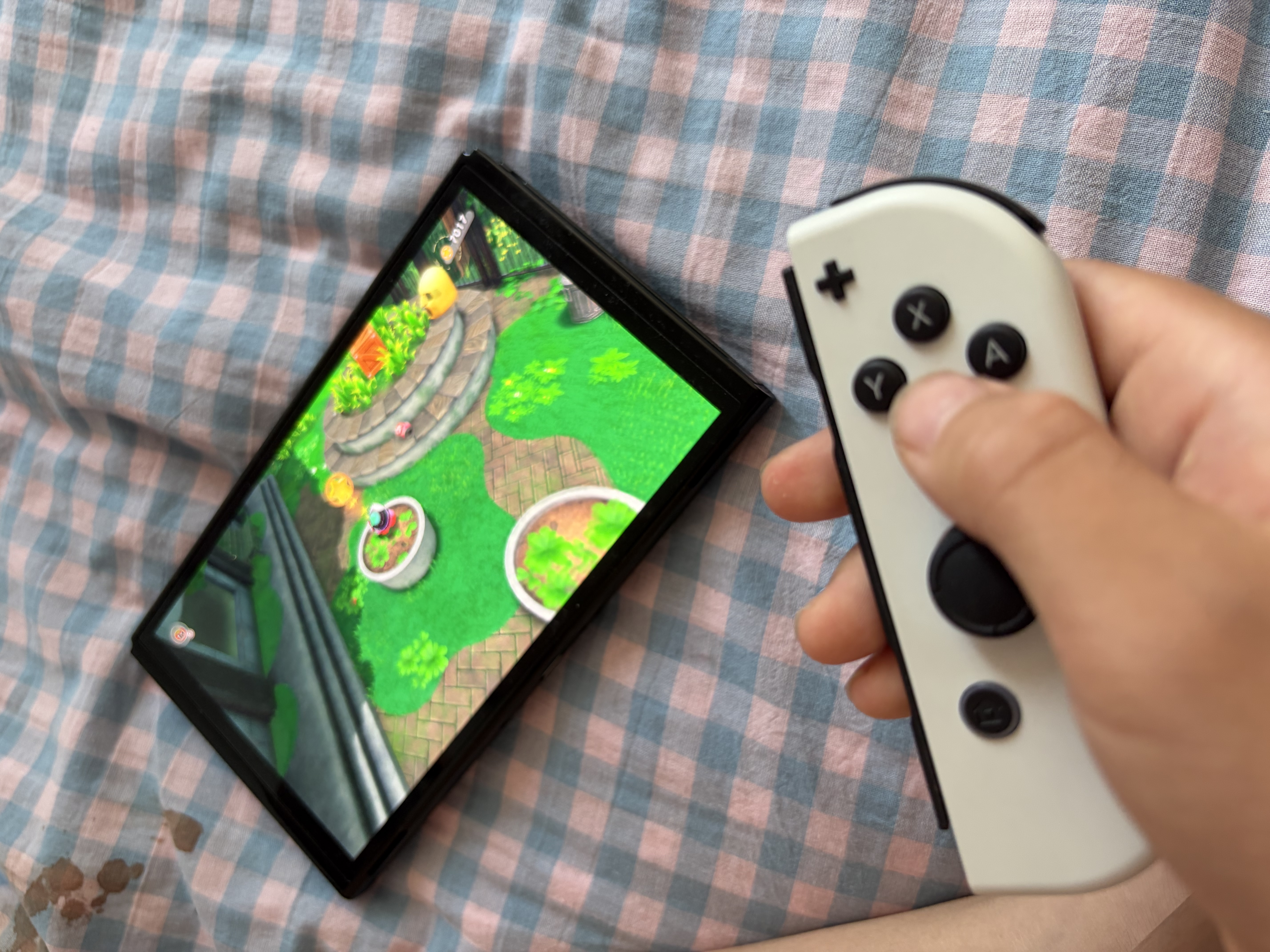 任天堂（Nintendo）【国内保税仓】Switch2/1代 OLED/续航加强日版/港版便携家用ns体感游戏机掌机 日版OLED白色+健身环大冒险 实拍图