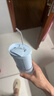 飞利浦（PHILIPS）伸缩便携牙齿冲牙器 声波脉冲正畸洗牙器 【七夕情人节礼物】送男生女友 3款喷嘴HX3331不困蓝 实拍图