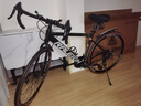 兰令（RALEIGH）公路车自行车700C铝合金油碟刹车变速竞速赛车学生成人男士通勤 幻影700C 绅士黑 轻量化车架 24速 定位指拨 线碟 弯把铝架 实拍图
