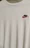 耐克(NIKE)春夏男短袖T恤 纯棉 运动休闲 经典简约 AR4999-100 白色L 实拍图