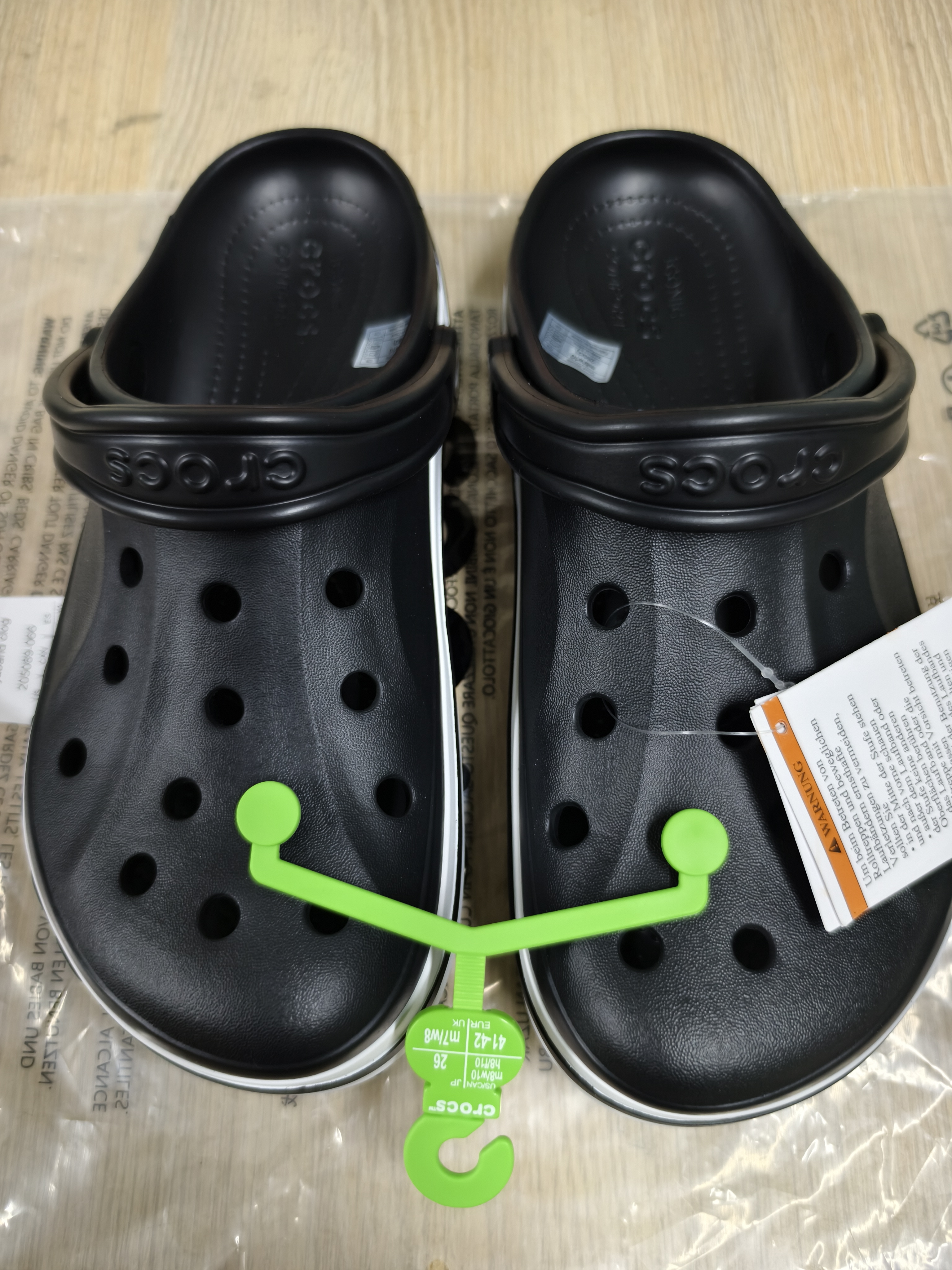 卡骆驰（CROCS）【采销直播】贝雅洞洞鞋男鞋女鞋轻便休闲鞋|10126 黑色-001 41 /42(260mm) 实拍图