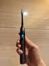 飞利浦（PHILIPS）电动牙刷 钻石7系护龈刷 温和护龈微泡水流科技 成人情侣款 七夕礼物送长辈送男友送女友 HX3792/01【极夜黑】 实拍图