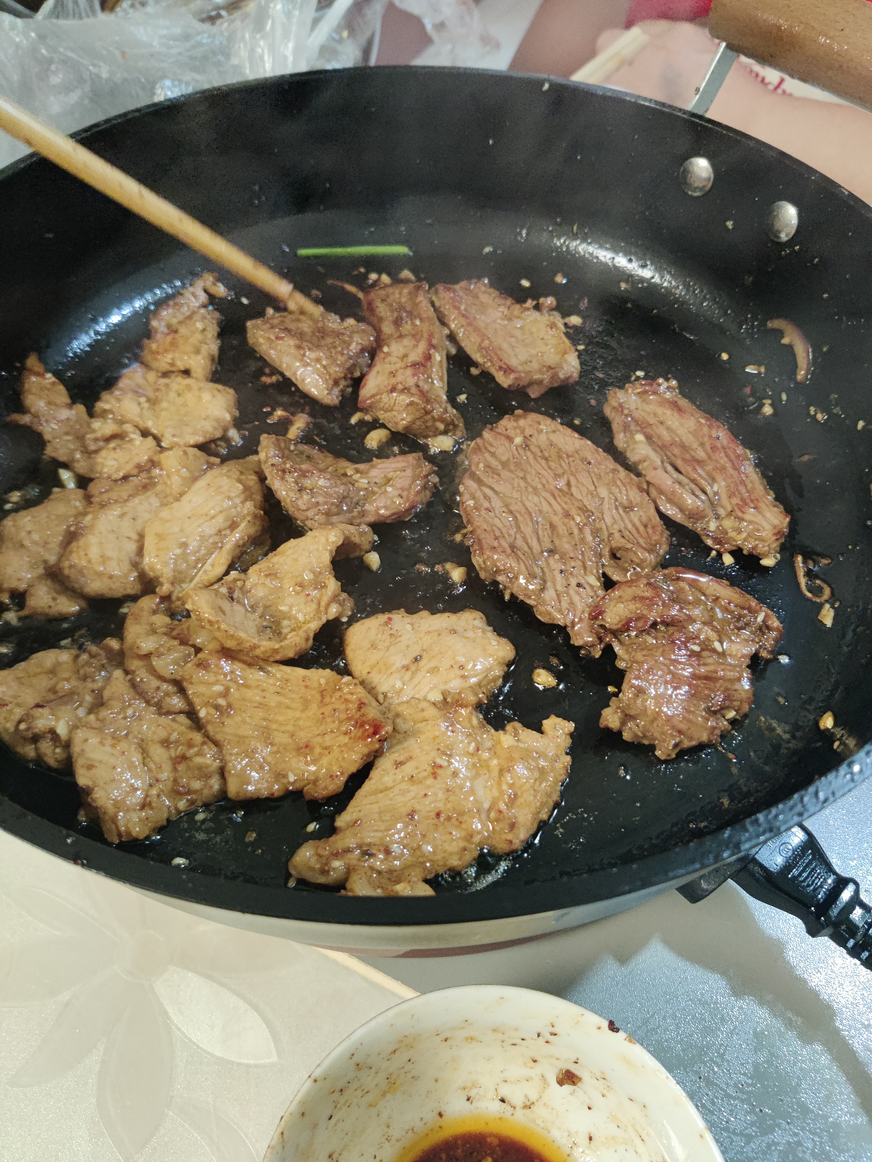 半球（PESKOE）0涂层 电饼铛电煎锅 铸铁加厚无涂层电饼档 32cm加深煎饼机多功能多用途锅 DJT5-32 实拍图