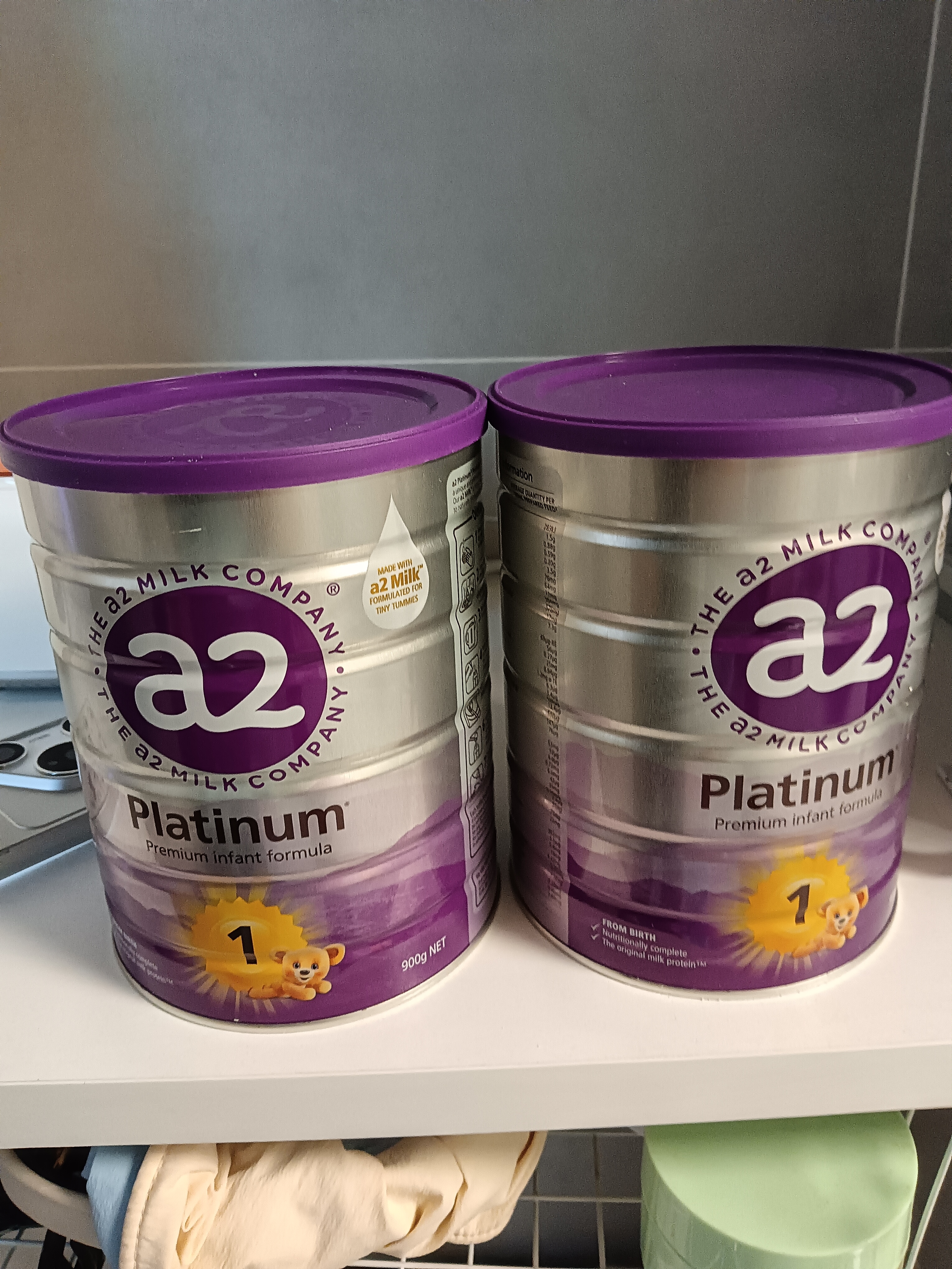 a2奶粉紫白金澳版婴儿配方奶粉1段400g小罐 新西兰草饲+批批严检 实拍图
