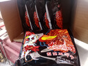 火鸡面混合口味泡面蟹黄76g芝士火鸡拌面整箱袋装方便面零食 韩式超辣火鸡面73g*5包 实拍图