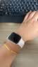 Apple/苹果 Watch S11 智能手表GPS款42毫米玫瑰金色铝金属表壳淡桃粉色运动型表带M/L MEUP4CH/B 实拍图