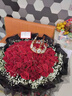 来一客鲜花速递99朵红玫瑰花束礼物表白送女友全国同城配送 99朵红玫瑰女神款 实拍图