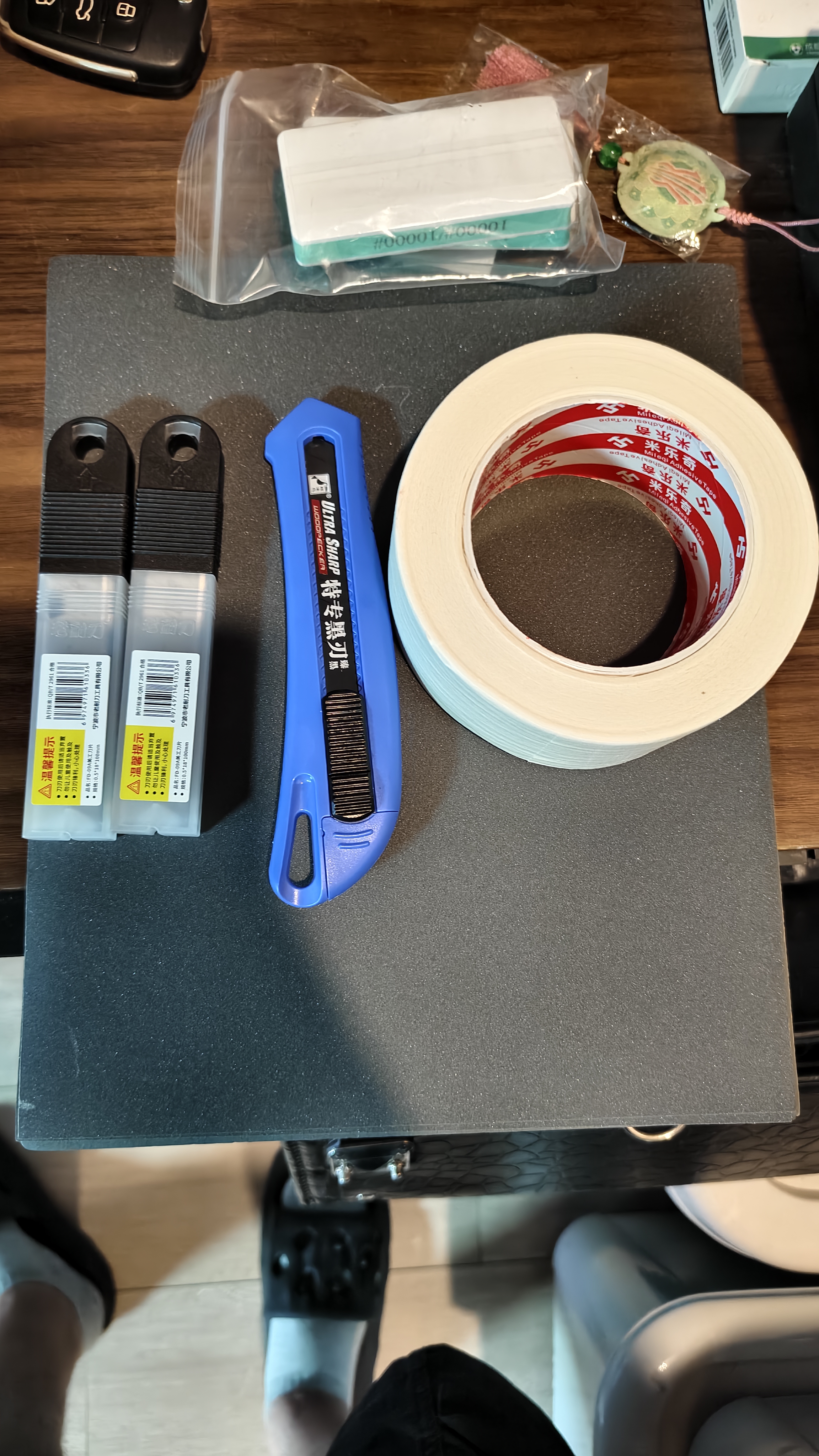 啄木鸟FD-09A美工刀片18mm宽刃款工业级锋利耐用裁纸墙纸专用老耐刀20片 实拍图