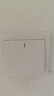 欧普照明（OPPLE）开关插座嵌入式暗装家用墙壁开孔插空调86型带开关白色面板 一开单控 实拍图