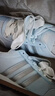 adidas「冰淇淋T头鞋」VS JOG 2.0薄底运动鞋男女阿迪达斯轻运动 浅天蓝/金属银/亮白 (推荐女生选小半码)   36.5 实拍图