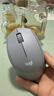 罗技（Logitech）M330 轻音鼠标 无线鼠标 办公鼠标 右手鼠标 带无线微型接收器 灰色 实拍图