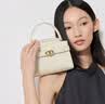 CHARLES&KEITH鳄鱼纹凯莉包手提斜挎婚包包女包七夕礼物送女友CK2-50270880-1 Ivory象牙色 S 实拍图