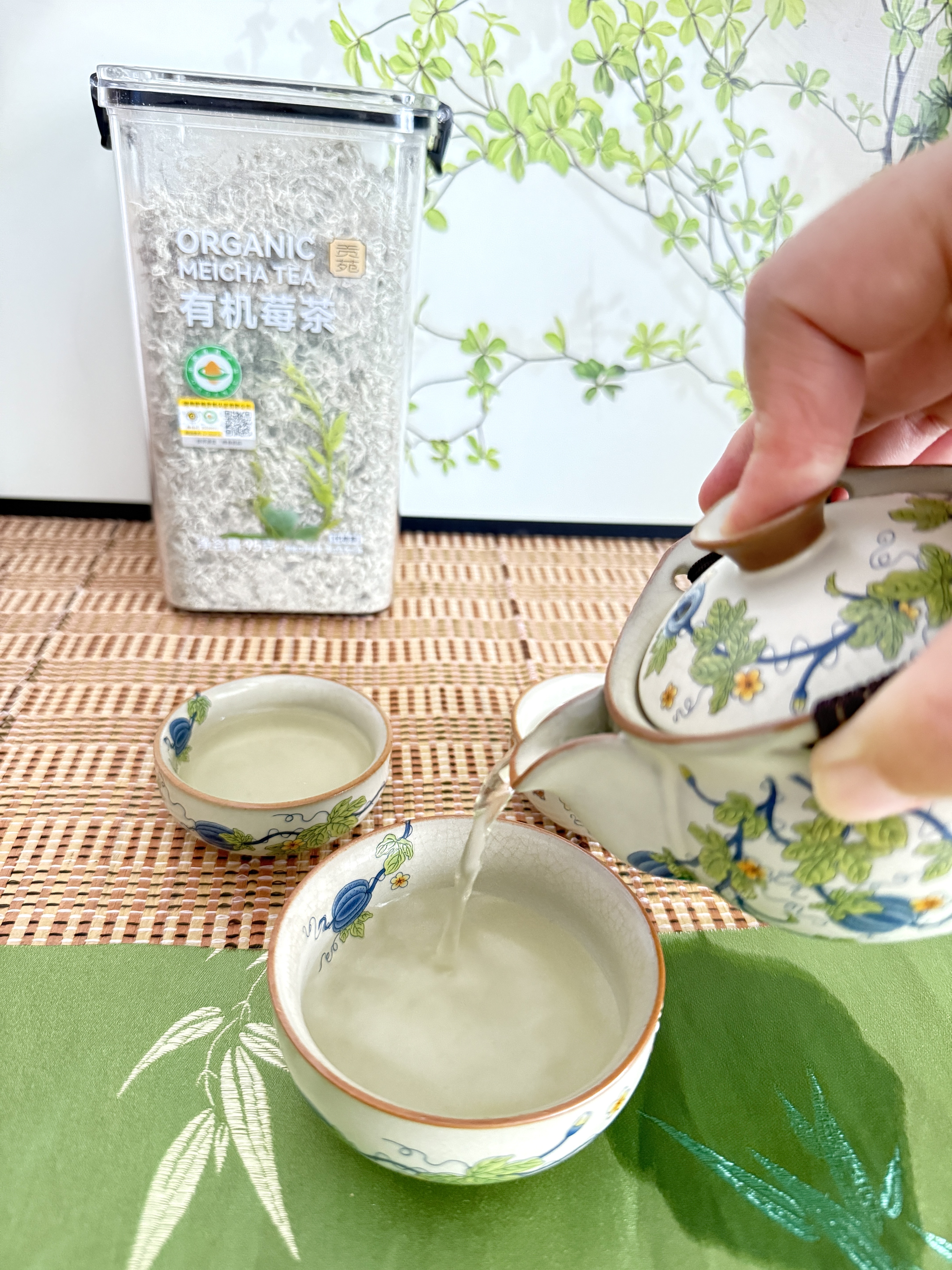 贡苑特级有机张家 界莓茶95g天然原生态高山莓茶特级龙须芽尖 实拍图