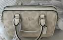蔻驰（COACH）【品牌直供】女士ROWAN中号斜挎波士顿包沙黄粉笔白CV961次日达 实拍图