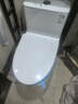 九牧（JOMOO）马桶家用一级水效防臭卫浴虹吸式马桶坐便器大冲力抗菌卫生间坐厕 镇店热卖【升级无棱】11370 305坑距(2515城包安装) 实拍图