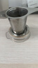 拜杰304不锈钢茶漏 过滤网滤茶器茶滤泡茶神器茶隔茶叶茶水分离 挂耳 实拍图