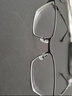 依视路（ESSILOR） 新款商务男镜架时尚镜框女配依视路镜片近视定制眼镜网上配镜 金属-眉框-2070SV-银色 镜框+依视路膜岩高清1.60现片 实拍图