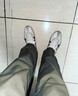 Onitsuka Tiger鬼塚虎男鞋 慢跑鞋透气轻便男女款运动休闲鞋RUNSPARK 白色/藏青色(1183B480-107) 40 实拍图