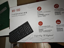 双飞燕（A4TECH）WK-100 104键 有线键盘 薄膜键盘办公键盘办公打字手感好电脑台式通用笔记本外接键盘 黑色 有线 实拍图