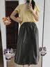 优衣库休闲工装裙女装487792 58 深绿色 S 实拍图