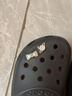 卡骆驰（CROCS）经典洞洞鞋轻便百搭女沙滩鞋包头拖鞋男鞋|10001 黑色-001(含智必星) 37 /38(230mm) 实拍图