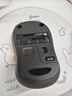 罗技（Logitech）M220 轻音鼠标 无线鼠标 办公鼠标 对称鼠标 带无线微型接收器 灰黑色 实拍图
