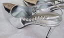 CHARLES&KEITH质感链条尖头高跟凉鞋子女鞋生日七夕礼物送女友CK1-60280377 Silver银色 38 (245) 实拍图