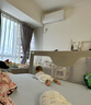 M-CASTLE床围栏婴儿童床上挡板宝宝床边防摔床护栏三面拼接防夹防掉床围挡 银河灰 单面装 1.5米 实拍图