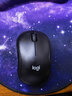 罗技（Logitech）M221无线鼠标 办公鼠标 静音鼠标 笔记本台式机家用带USB接收器 多色可选 B220 黑色+【小G鼠标垫】 实拍图