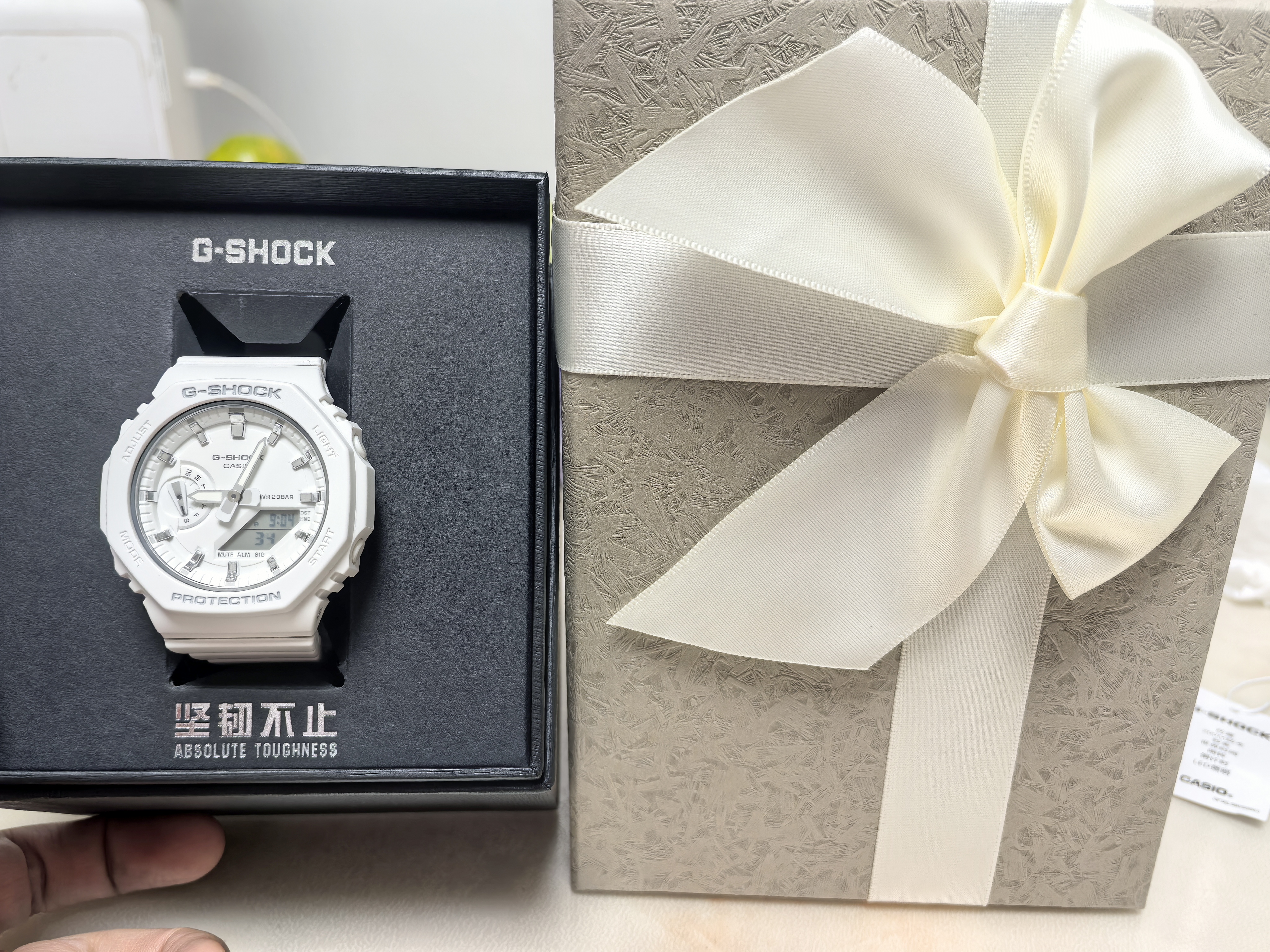 卡西欧（CASIO）【手表礼物】手表女G-SHOCK独角兽中性农家橡树潮流运动电子表 GMA-S2100-7APR白雪公主 实拍图