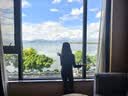 图图小象女童瑜伽服套装亲子速干lulu运动两件套 藏青色  150 身高约150cm 实拍图