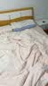 曼克顿（MANKEDUN）乳胶床垫加厚记忆棉榻榻米抗压单双人家用宿舍床褥子床垫子 R白蓝（厚度约6cm） 150cm*200cm【大牌平替 无溢价】 实拍图
