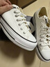 匡威（Converse）All Star Lift夏季经典厚底鞋小白鞋帆布鞋560251C 560251C/白色 （推荐选大半码） 37.5 实拍图