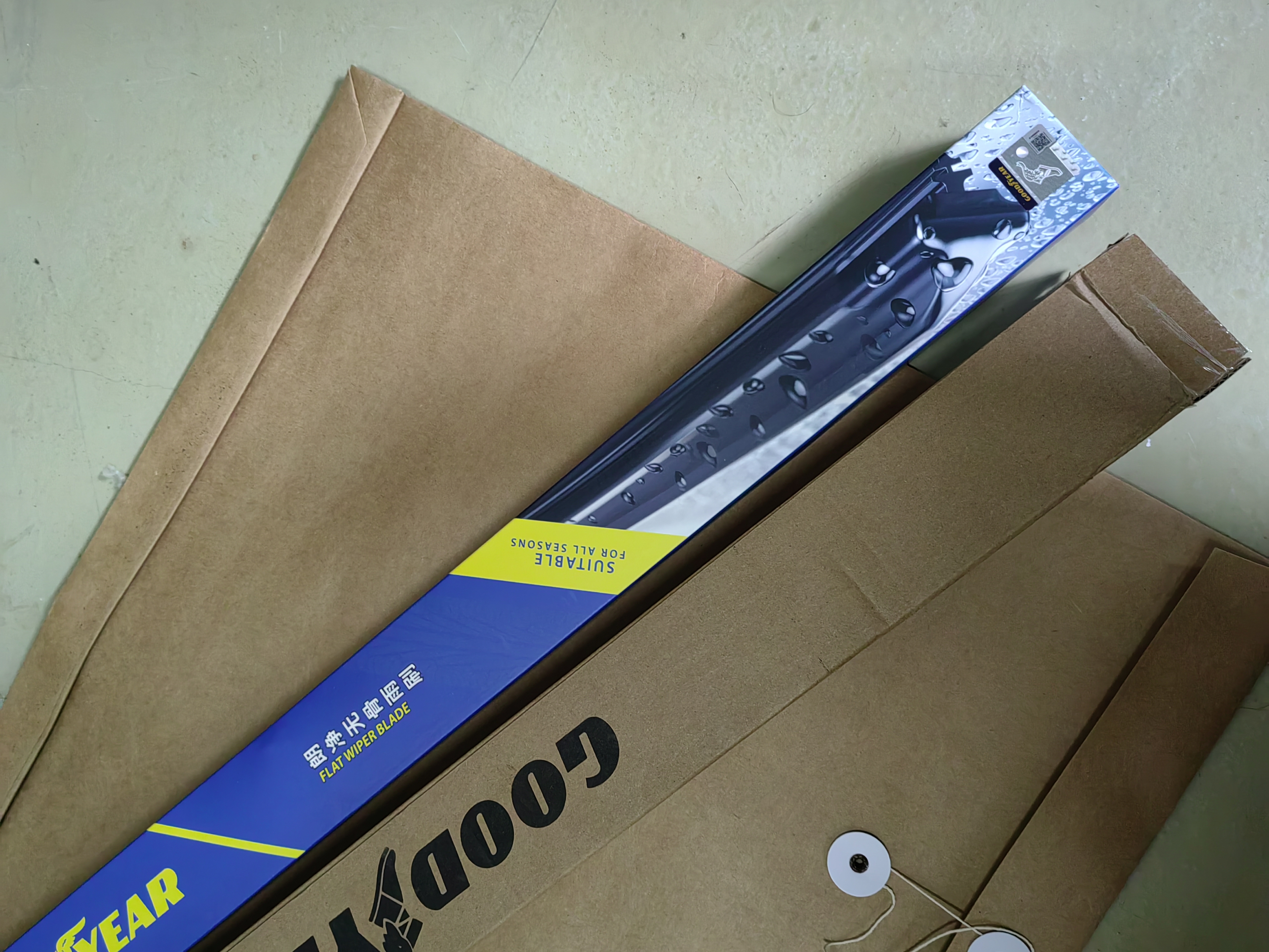 固特异（Goodyear）比亚迪元PLUS雨刮器片刮雨汽车用品配件无骨puls前胶条雨刷24/17 实拍图