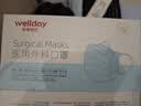 维德（WELLDAY）一次性成人医用外科口罩防尘防晒夏季薄款过敏透气独立装100只 实拍图