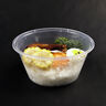 美丽雅一次性饭盒圆形750ml*50套 食品快餐打包碗加厚野餐盒带盖可微波 实拍图