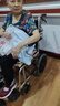 怡辉（YIHUI）轮椅轻便可折叠老人专用出行骨折小型便携式手动小轮代步车L08 实拍图
