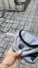 【已售300万】新款男女皮革触感胸包休闲时尚牛津布单肩包斜挎包 单层-灰色（无内部隔层） 实拍图
