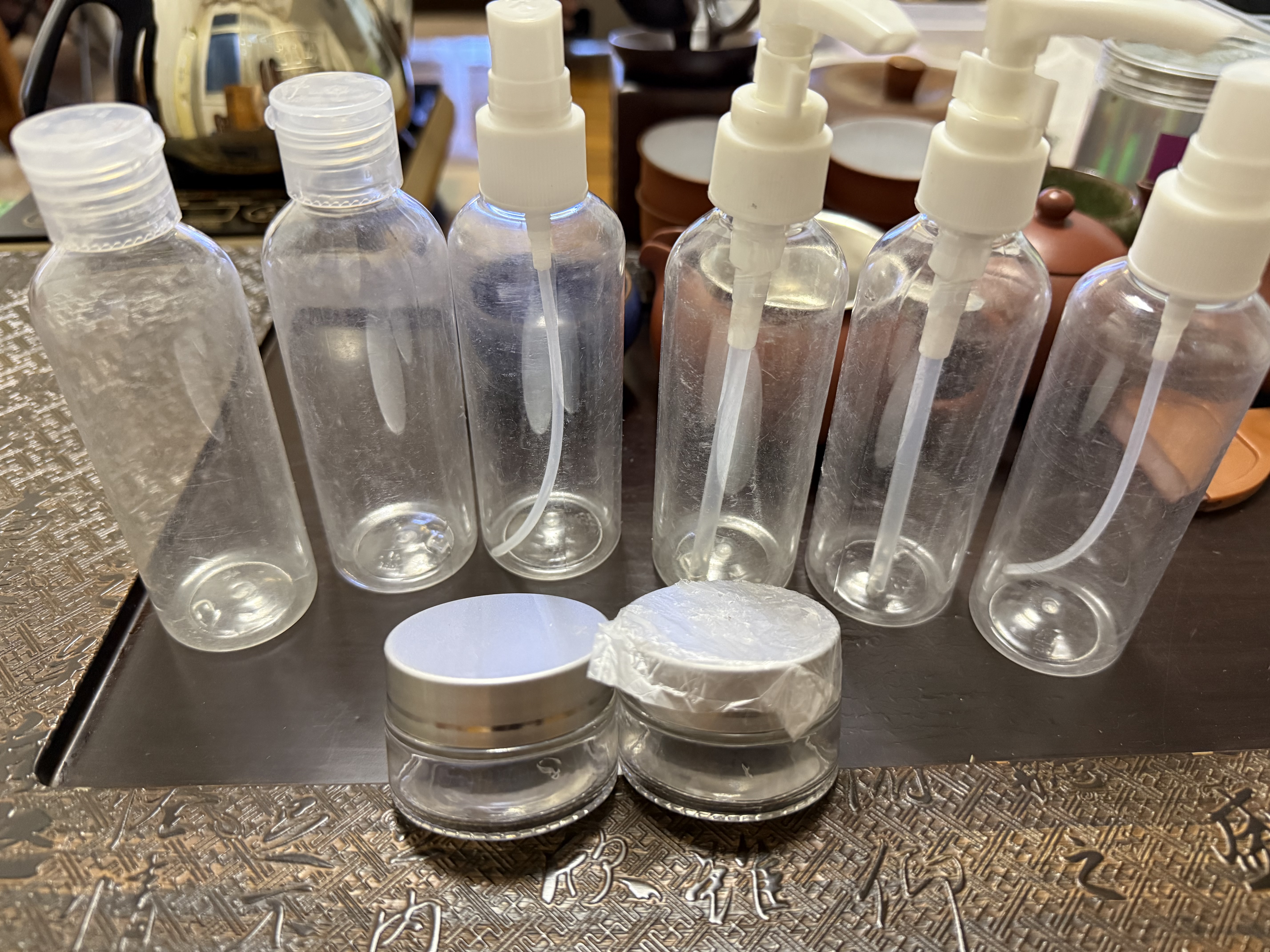 TaTanice 化妆品分装瓶旅行便携套装喷雾瓶小样瓶子旅行100ml11件套 实拍图