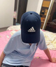 adidas经典舒适运动遮阳棒球帽子男女阿迪达斯官方 传奇墨水蓝/白   OSFM(男子) 实拍图
