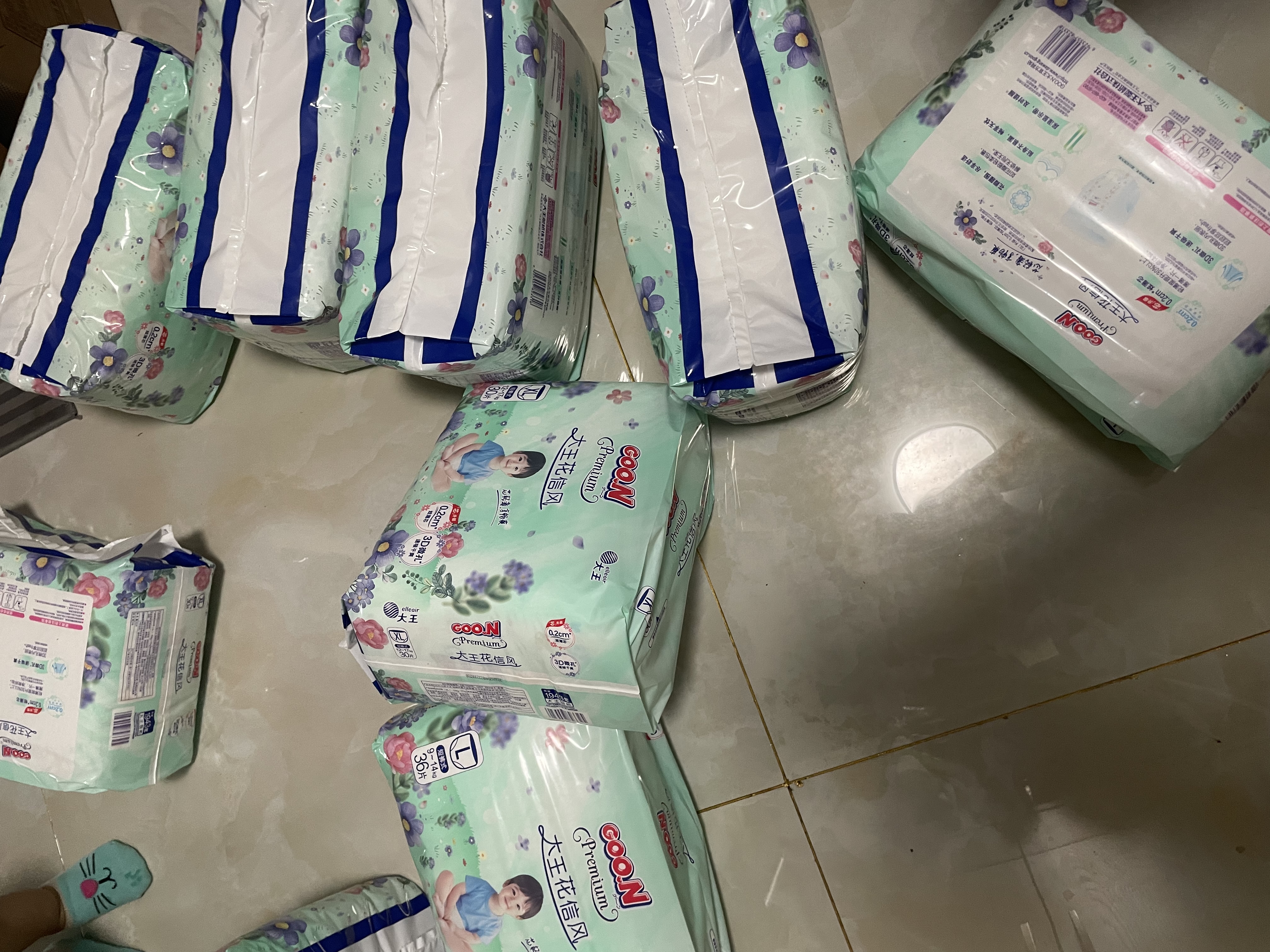 大王【新升级】花信风拉拉裤L36片(9-14kg)婴儿大号超薄透气 实拍图