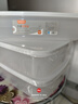 佳帮手冰箱保鲜盒食品级抗菌收纳盒密封水果蔬菜冷冻盒2000ml3只装 实拍图
