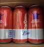 百威【梅西同款】经典红罐啤酒450mL 18罐整箱装喜宴 实拍图