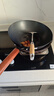 三禾炒锅不粘锅0涂层铁锅炒菜锅炒锅不锈燃气专用黑色平底京东限定 实拍图